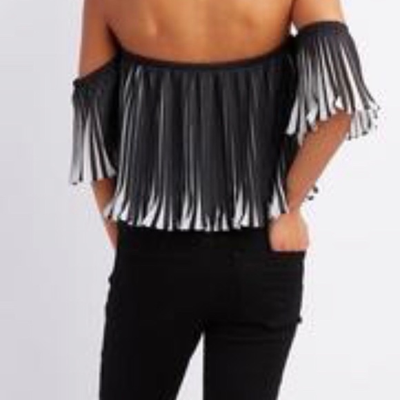 Plleated off the shoulder bodysuit - Picture 4 of 4